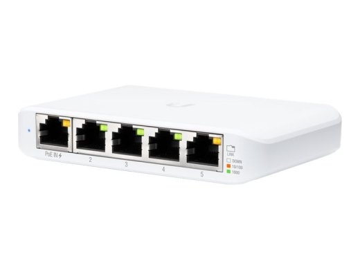 Ubiquiti UniFi Switch USW Flex Mini - 5 Ports - 4x GE (10/100/1000) - 1x GE (10/100/1000) PoE+