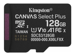 Kingston Flash-Card Canvas Select Plus - microSDXC UHS-I - 128