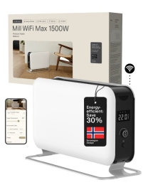 Mill Portable Heater CO1500MAXWIFI3 Convection Heater 1500 W Suitable for rooms up to 14-18 m² White IPX4