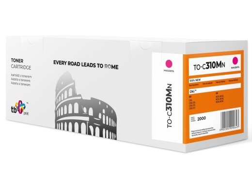 Toner for OKI C310 TO-C310MN magenta 100% new