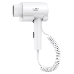 Adler Wall-Mount Hair Dryer AD 2285 2000 W Number of temperature settings 3 White