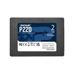 SSD PATRIOT P220 2TB SATA Write speed 500 MBytes/sec Read speed 550 MBytes/sec 2,5" TBW 960 TB