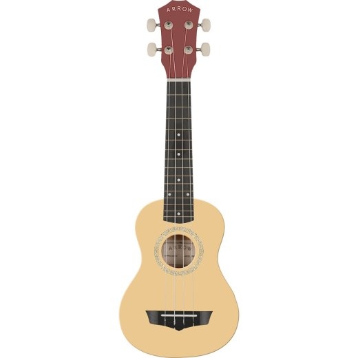 Arrow PB10 NA Soprano Natural w/bag - Soprano ukulele