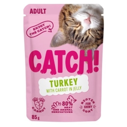 CATCH Turkey and carrot in jelly - wet cat food - 85g