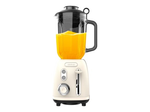 Blender Power Black Titanium RetroBeige Cecotec Tabletop 1200 W Jar capacity 1.5 L Jar material Glass Beige