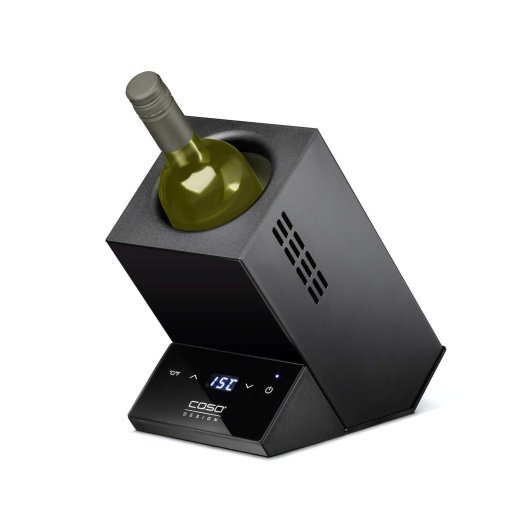 Caso Wine cooler for one bottle WineCase One Energy efficiency class Not apply Free standing Bottles capacity 1 Black