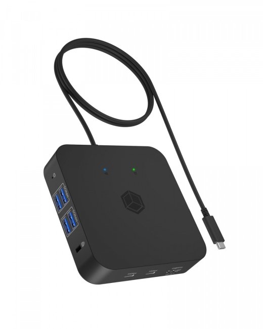 ICY BOX IB-DK4090-C 12in1, 3x HDMI,LAN,USB