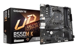Mainboard GIGABYTE AMD B550 SAM4 Micro-ATX Memory DDR4 Memory slots 4 1xPCI-Express 3.0 1x 1xPCI-Express 4.0 16x 2xM.2 1xHDMI 1xDisplayPort 2xAudio...