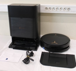 SALE OUT. Ecovacs Robotic Vacuum Cleaner DEEBOT X9 PRO OMNI Wet&Dry Li-ion 6400 mAh Dust capacity 0.22 L 16600 Pa Black DAMAGED PACKAGING, USED, DI...