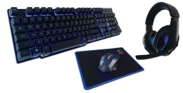 Gaming kit:keyboard+mouse +pad+headphone
