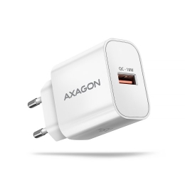 AXAGON Wallcharger 1x port USB-A, QC3.0/AFC/FCP/Apple, 18W ACU-QC18W