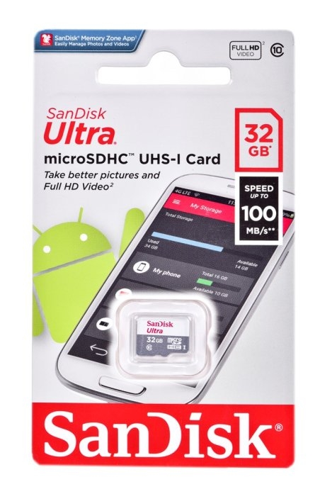 Sandisk Ultra microSDHC memory card 32 Class 10