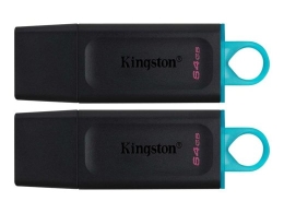 Kingston USB-Stick DataTraveler Exodia - USB 3.2 Gen 1 (3.1 Gen 1) - 2 pieces - 64 - Black