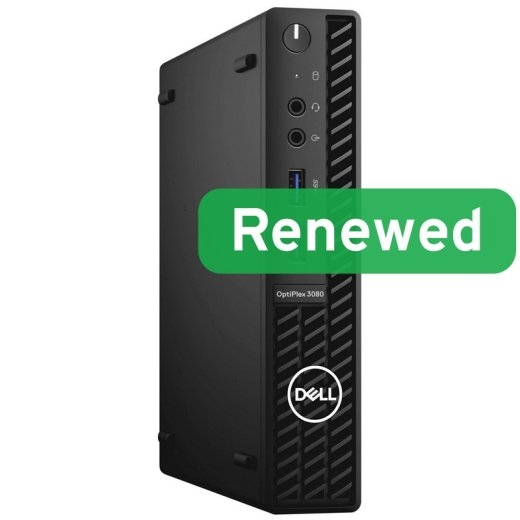 DELL Renewed Grade A OptiPlex 3080 Micro Intel Core i5 i5‑10500T 8 SSD 256 Intel UHD Graphics 630 Windows 11 Pro