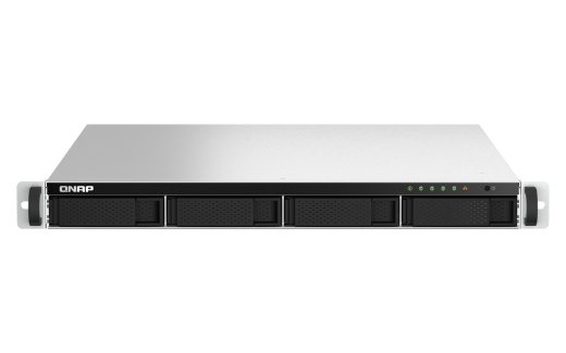 QNAP TS-464U-RP NAS Rack (1U) Intel® Celeron® N5095 8 DDR4 0 TB QNAP Turbo System Aluminium, Black