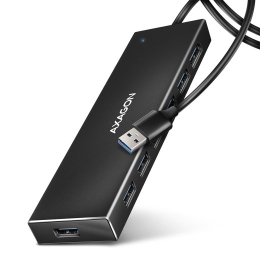 AXAGON SuperSpeed USB-A FLAT Hub HUE-F7A