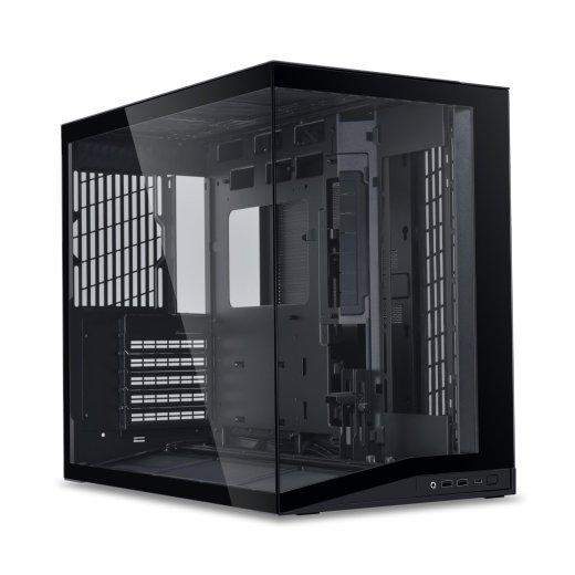 Case LIAN LI ATX/micro ATX/Mini-ITX Black Mini Tower O11 DYNAMIC MINI V2 G99.O11DMIV2X.00