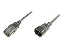 DIGITUS Power cable extension - IEC C14 male/IEC C13 female - 5 m
